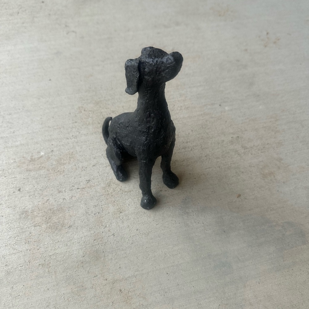 Black Dog Figurine